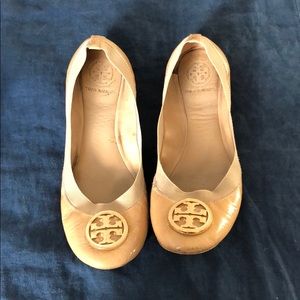 Tory Burch Tan Ballet Flats